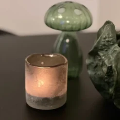 Lysglass sodafinish 8cm grønn