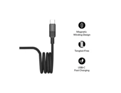 Mag.Link Magnetic Cable 1m sort