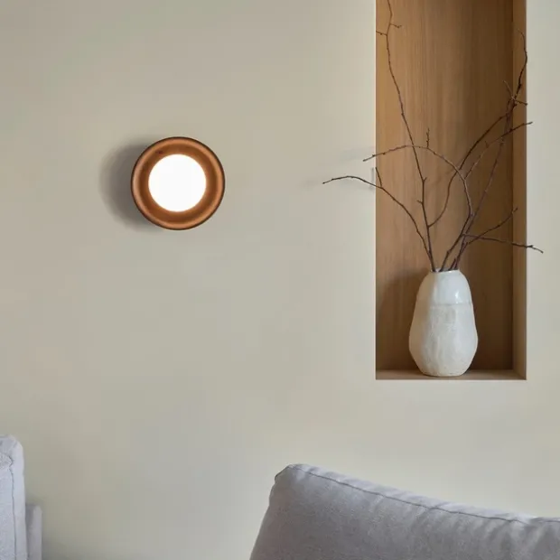 Magne LED oppladbar vegg/taklampe 20cm sort