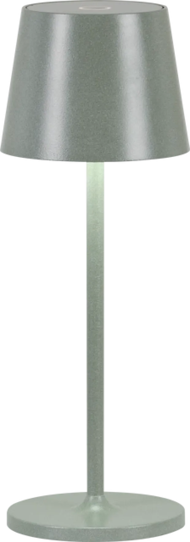 Mai LED oppladbar utelampe bord IP65 29cm grønn