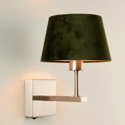 Mango vegglampe 20cm stål