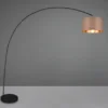 Mansur gulvlampe 210cm sort