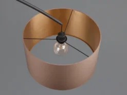 Mansur gulvlampe 210cm sort