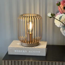 Maritza bordlampe 24,5cm champagne
