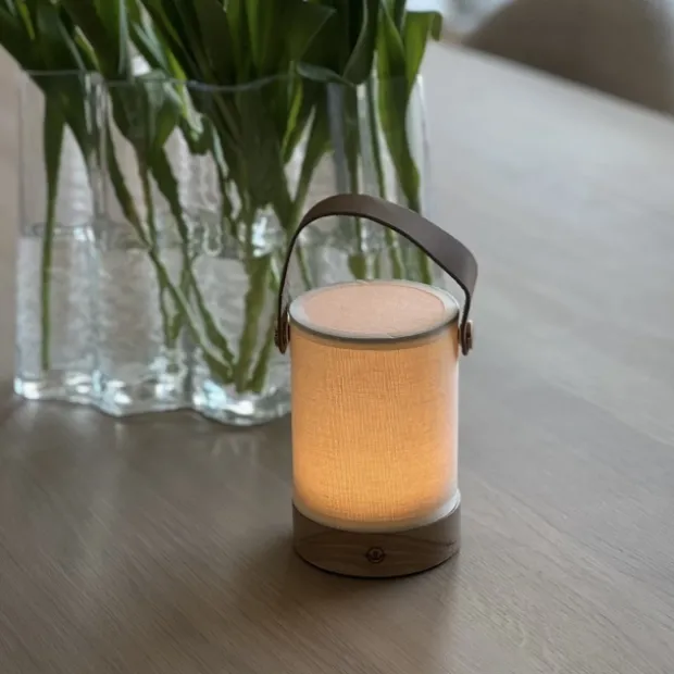 Megrez LED oppladbar bordlampe 21cm natur