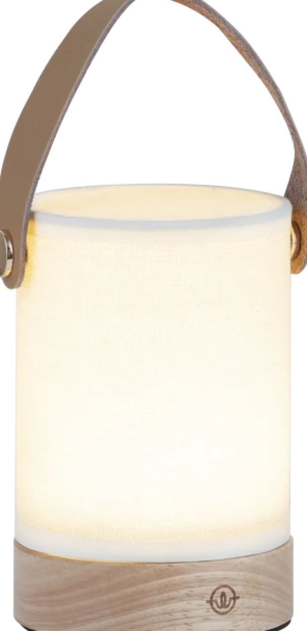 Megrez LED oppladbar bordlampe 21cm natur