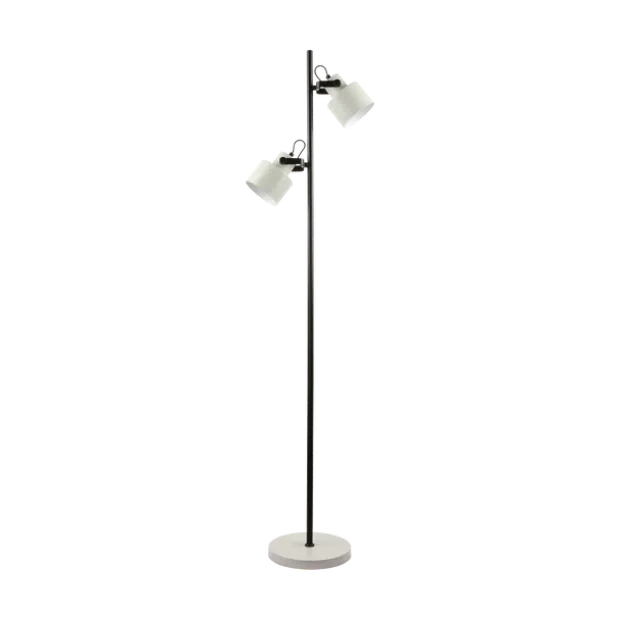 Miami gulvlampe 2lys 155cm beige
