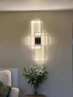 Middletown LED plafond taklampe 100cm sort