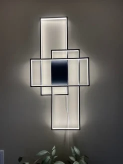 Middletown LED plafond taklampe 100cm sort