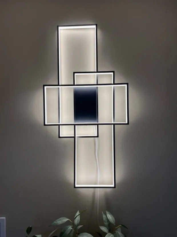 Middletown LED plafond taklampe 100cm sort