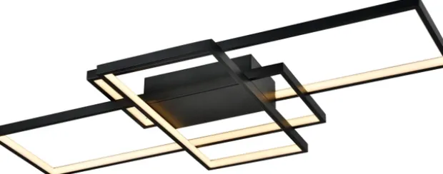 Middletown LED plafond taklampe 100cm sort