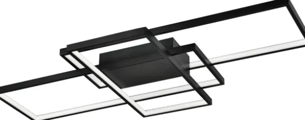 Middletown LED plafond taklampe 100cm sort