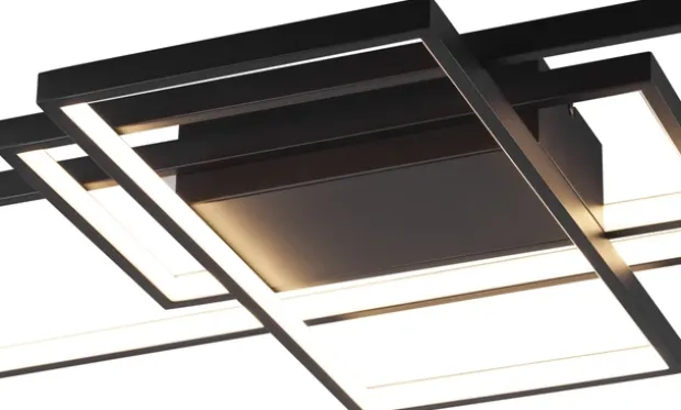 Middletown LED plafond taklampe 100cm sort