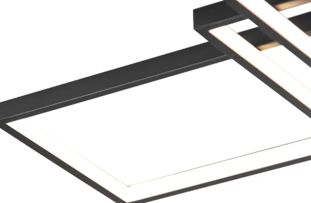 Middletown LED plafond taklampe 100cm sort