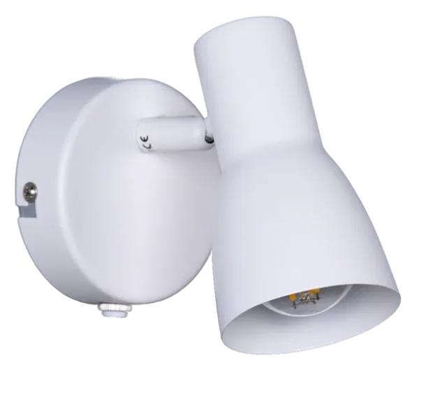 Mikes leselampe vegg 11,5cm hvit