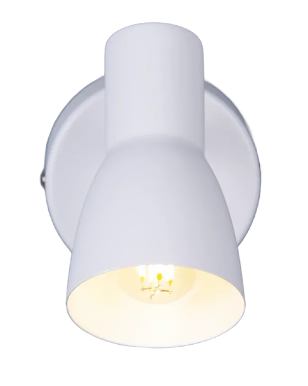 Mikes leselampe vegg 11,5cm hvit