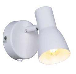 Mikes leselampe vegg 11,5cm hvit