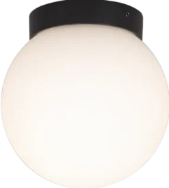 Milo LED plafond taklampe IP44 13,5cm sort