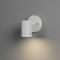 Modena LED utelampe vegg ned hvit