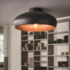 Mogano plafond taklampe 40cm sort