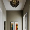 Monarque plafond taklampe 51cm smoke