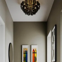 Monarque plafond taklampe 51cm smoke