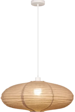 Mona taklampe 60cm beige