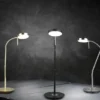Monza LED skrivebordslampe 57cm sort
