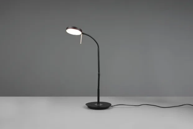 Monza LED skrivebordslampe 57cm sort