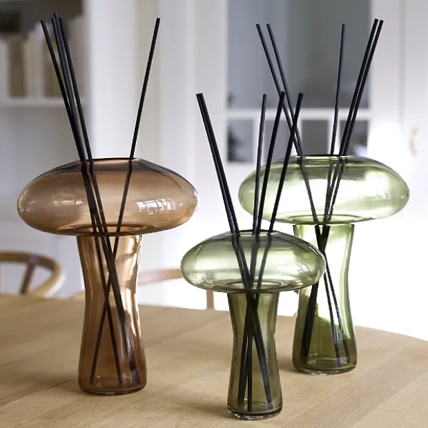 Mushroom vase og duftpinner 31cm grønn