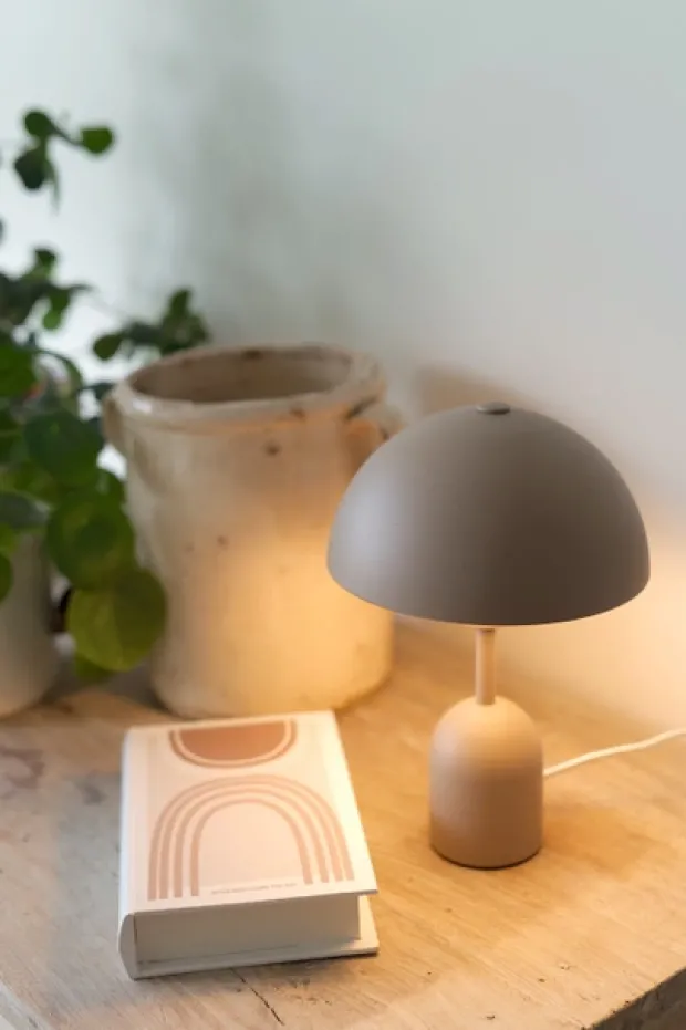 Mycena bordlampe 30cm beige