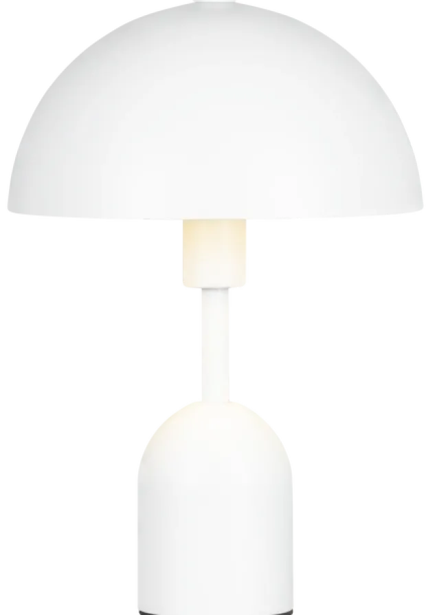 Mycena bordlampe 30cm hvit