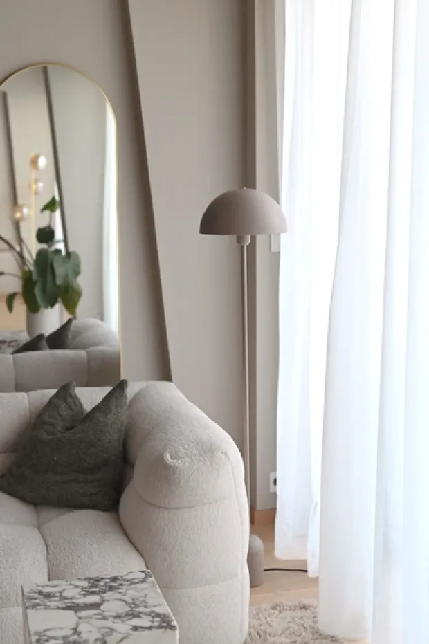 Mycena gulvlampe 140cm beige