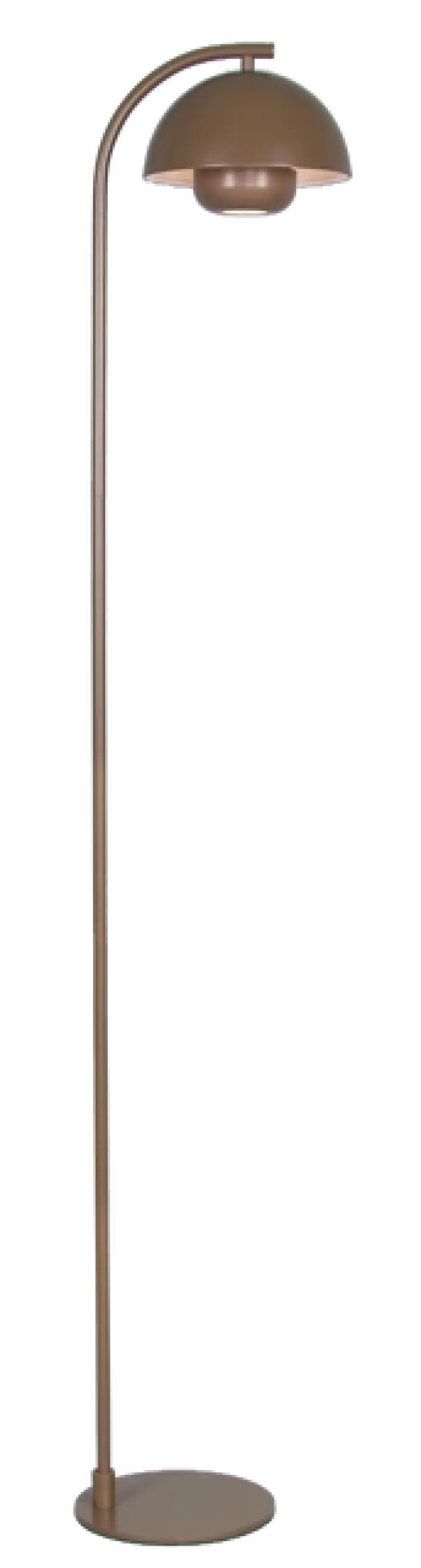 Myla LED oppladbar gulvlampe 145cm brun