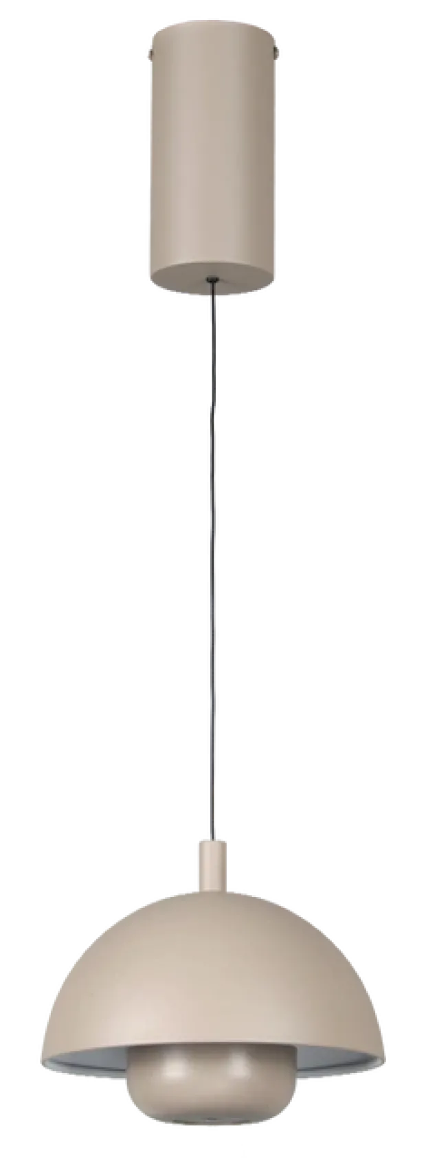 Myla LED oppladbar pendel 20cm beige
