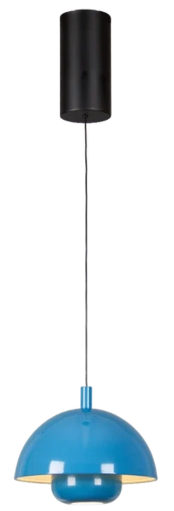 Myla LED oppladbar pendel 20cm blå