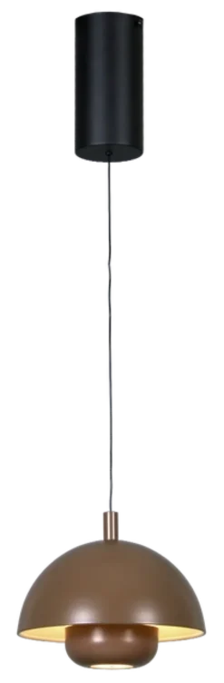 Myla LED oppladbar pendel 20cm brun