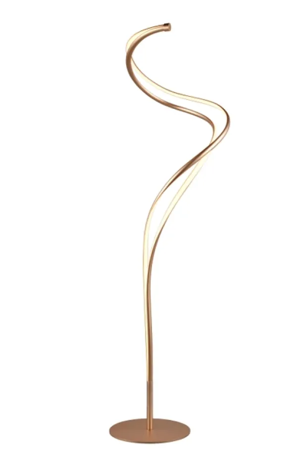 Nala LED gulvlampe 160cm messing