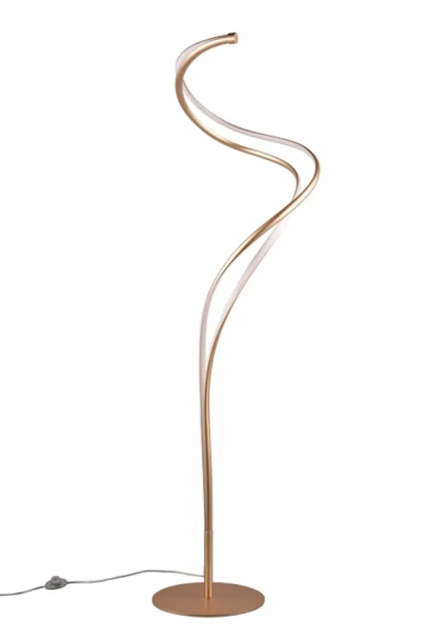 Nala LED gulvlampe 160cm messing