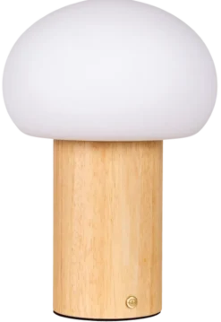 Nara LED oppladbar bordlampe 26cm natur