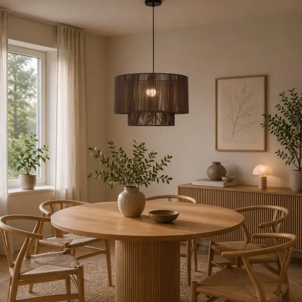 Naya taklampe 50cm brun