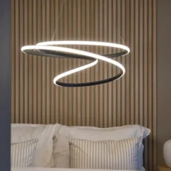 New Orleans LED taklampe 80cm sort