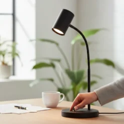 Noor II Flex skrivebordslampe 45cm sort