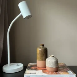 Noor II Flex skrivebordslampe 45cm hvit