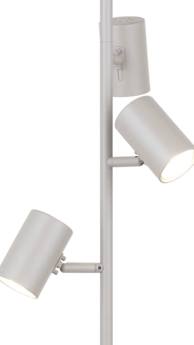 Noor II leselampe gulv 3lys 135cm beige