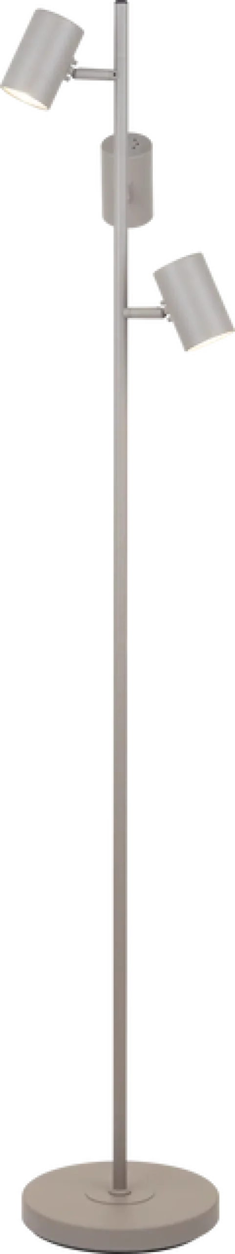 Noor II leselampe gulv 3lys 135cm beige