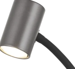 Noor II leselampe gulv 1lys 146cm brun