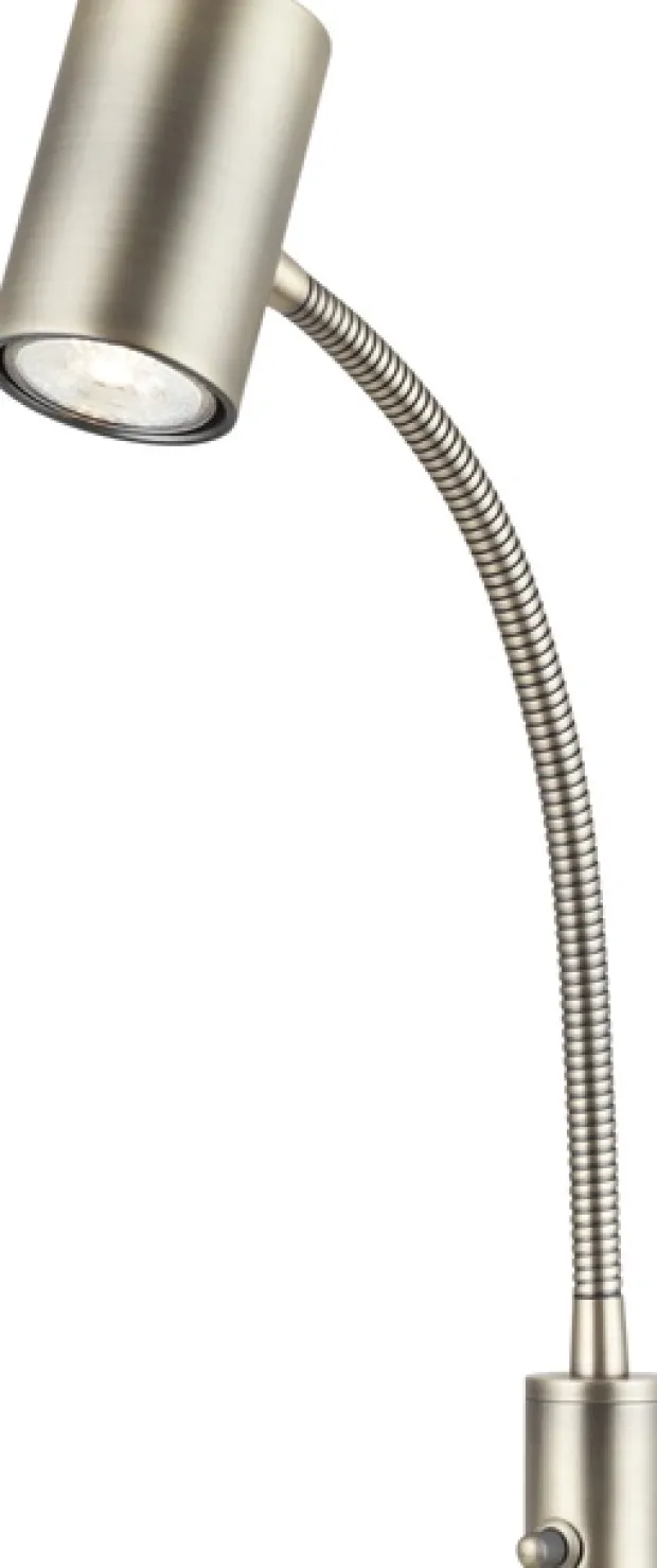 Noor II leselampe gulv 1lys 146cm messing