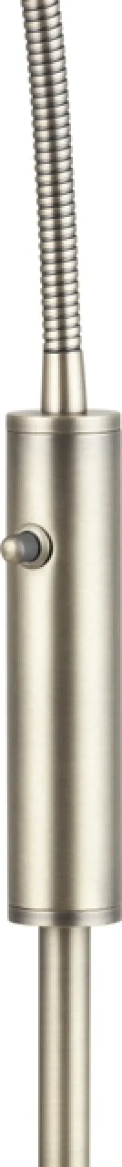 Noor II leselampe gulv 1lys 146cm messing