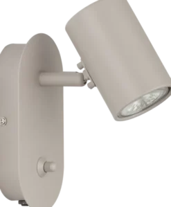 Noor II leselampe vegg 1lys 14cm beige